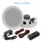 Pyle Pyle5.25 in Bluetooth In-wall Speaker System, Quick Connections, Polypropylene Cone, 150W, White PDICBT552RD - alternate 2